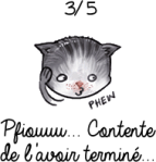 3 - Contente de l'avoir terminé